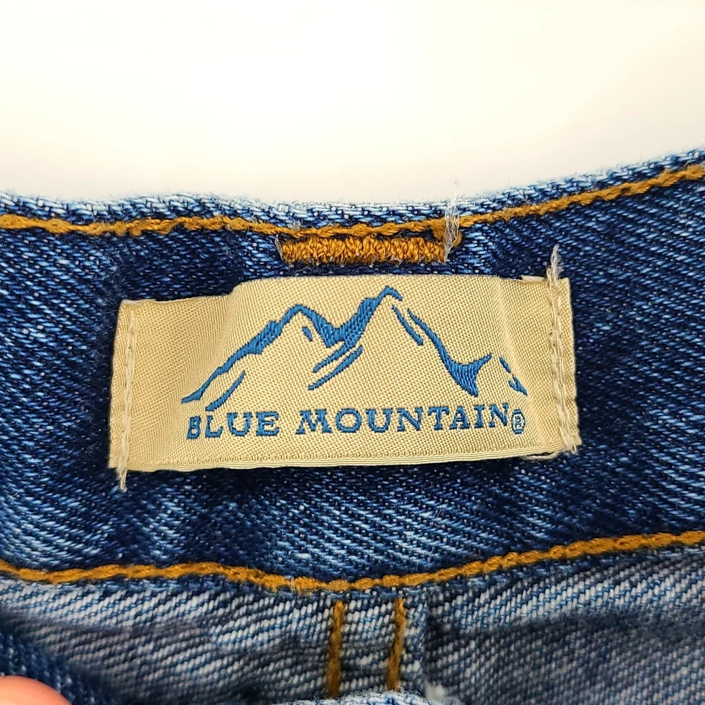 Blue Mountain 34x30 Blue denim work jeans outdoor casual pants comfortable - Picture 3 of 4